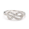 Natural Diamond Infinity Knot Ring product image 3