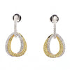 Natural Yellow & White Diamond Interlocking Drop Earring product image 3