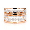 Natural Diamond Rose Gold Band product image 3