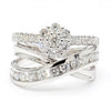 Natural Diamond Floral Crossover Ring product image 3