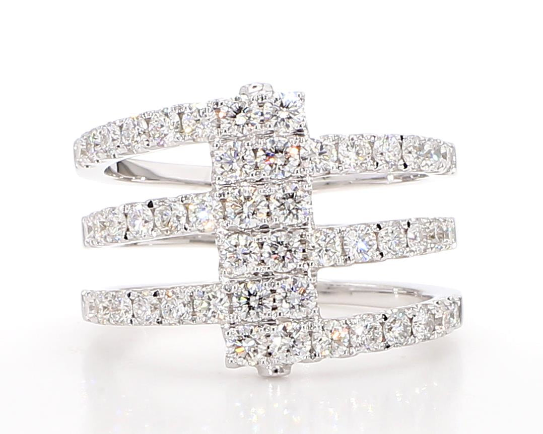 Natural Diamond Spiral Ring product image 3