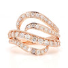 Natural White Diamond Rose Gold Ring product image 3