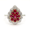 Natural Ruby & White Diamond Ring product image 3