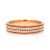 Natural White Diamond Rose Gold Band product image 3