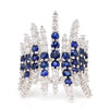 Natural Sapphire & White Diamond Ring product image 3