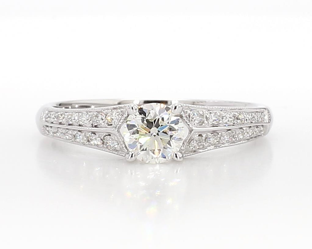 Natural White Round Diamond Ring product image 3