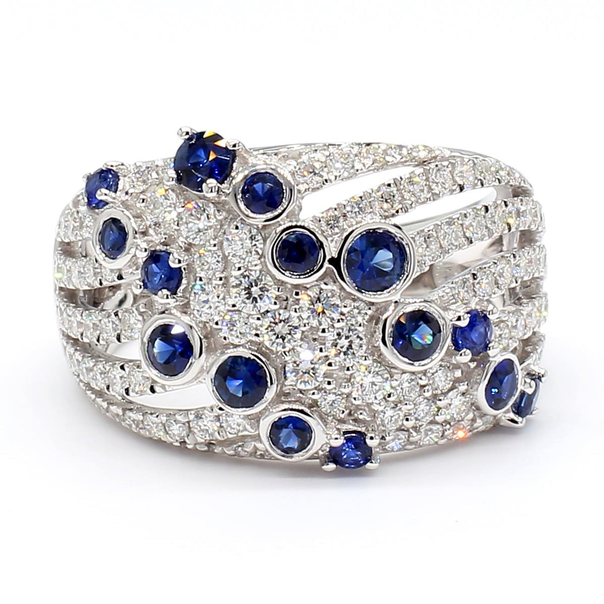 Natural Sapphire & Diamond Ring product image 3