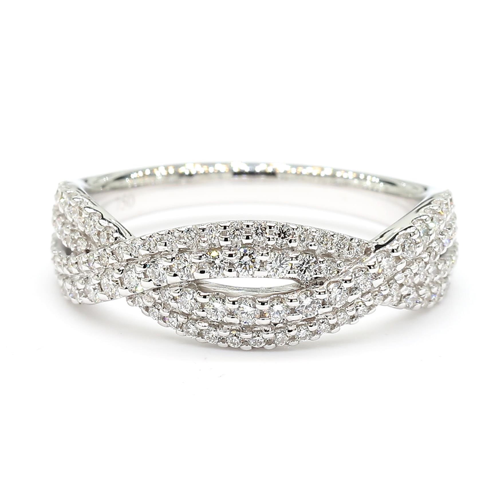 Natural White Round Diamond Band product image 3