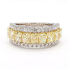Natural Yellow Cushion Diamond Band product image 3