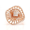 Natural White Diamond Starburst Ring product image 3
