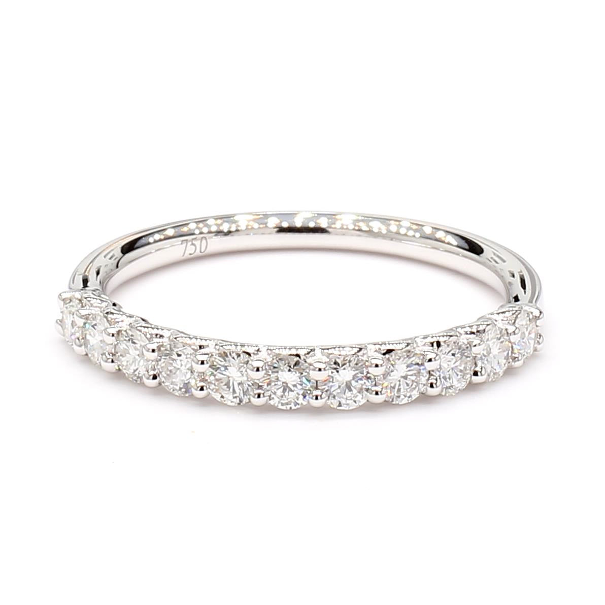 Natural Diamond White Gold Band product image 3