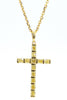 Natural Yellow Diamond Cross Necklace product image 3