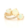 Natural Opal & White Diamond Ring product image 3
