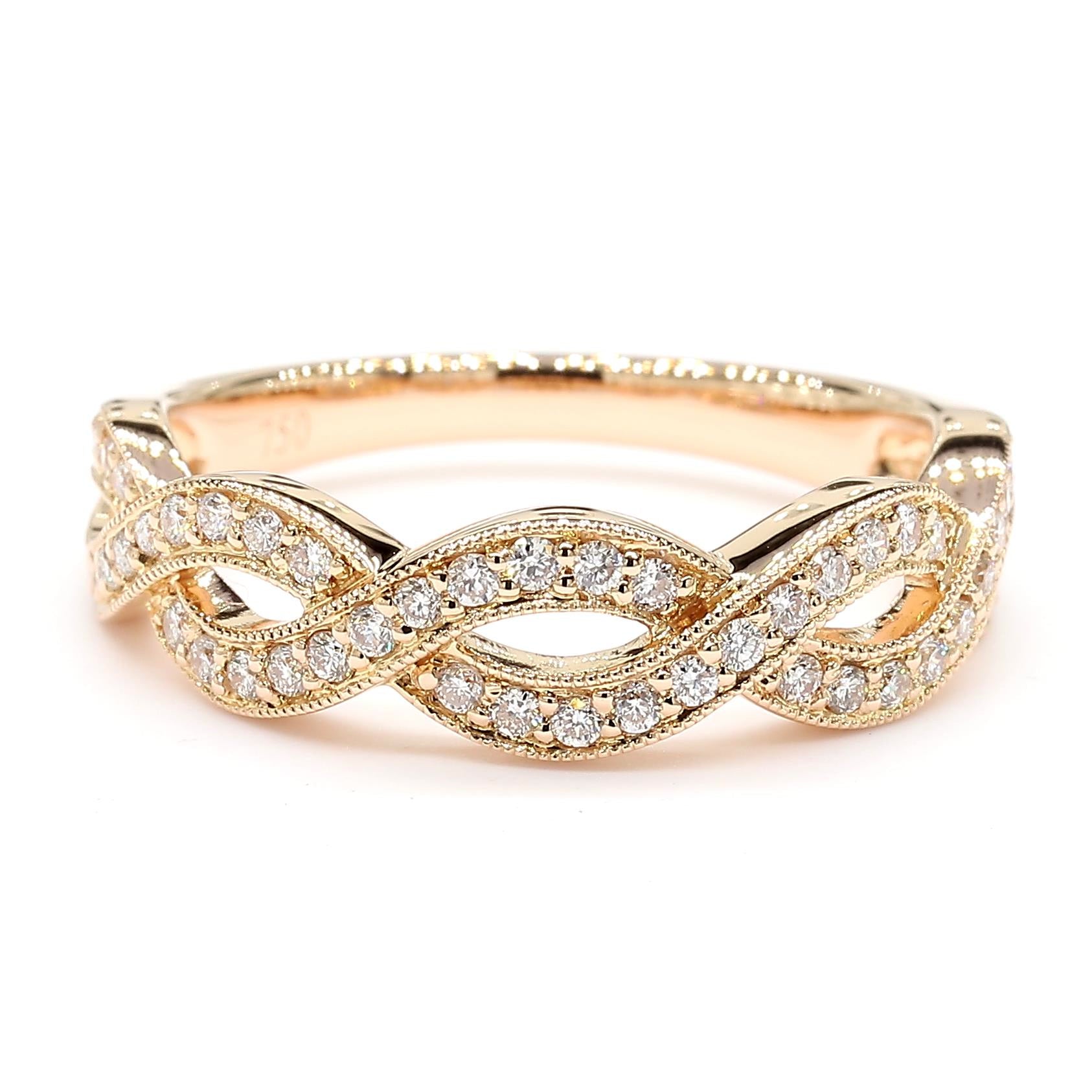 Natural White Round Diamond Band product image 3