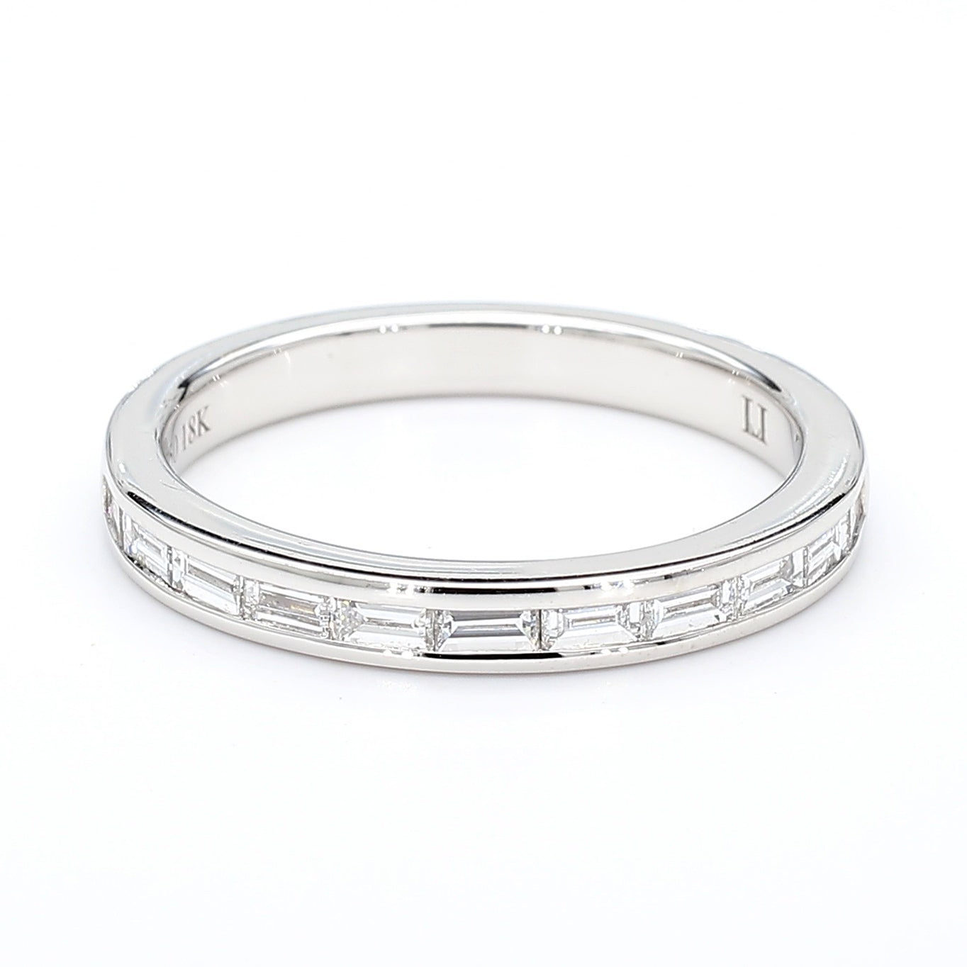 Natural White Baguette Diamond Band product image 3
