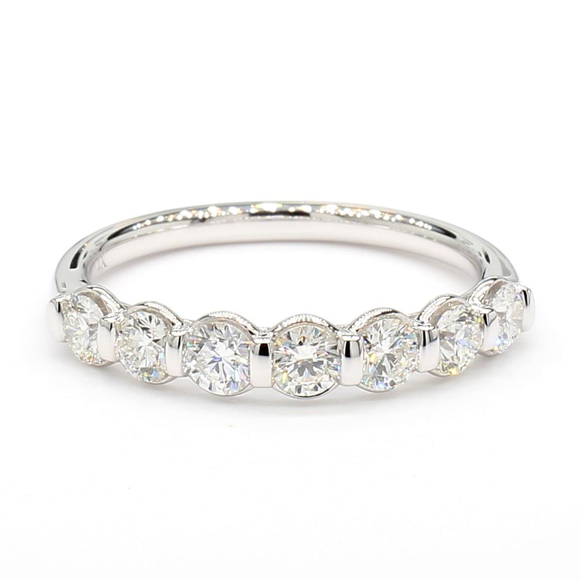 Natural White Round Diamond Band product image 3