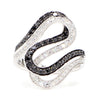 Natural Abstract Diamond Ribbon Ring product image 3