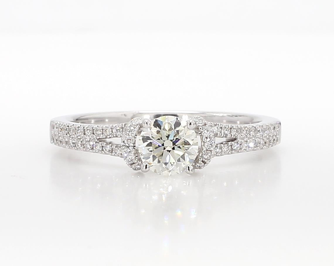 Natural White Round Diamond Ring product image 3