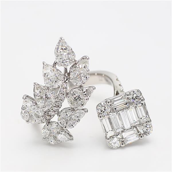 Natural Baguette Diamond Leaf Ring product image 4