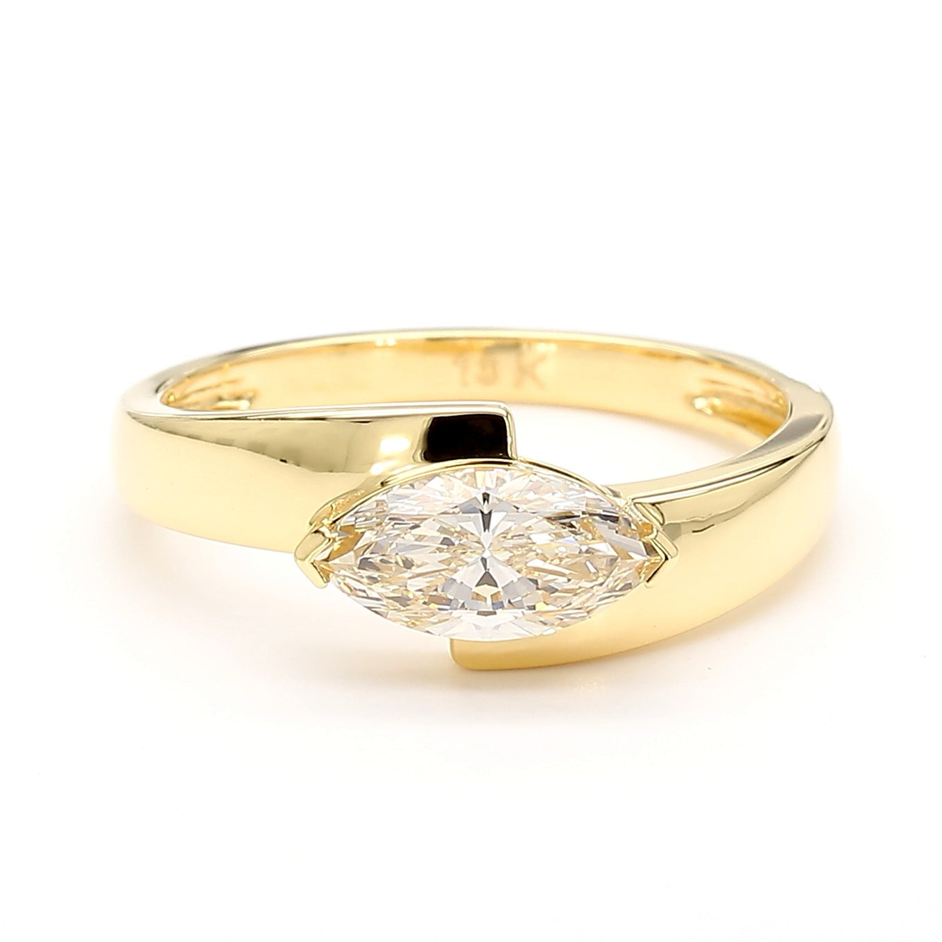 Natural Marquise East West Diamond Ring product image 3