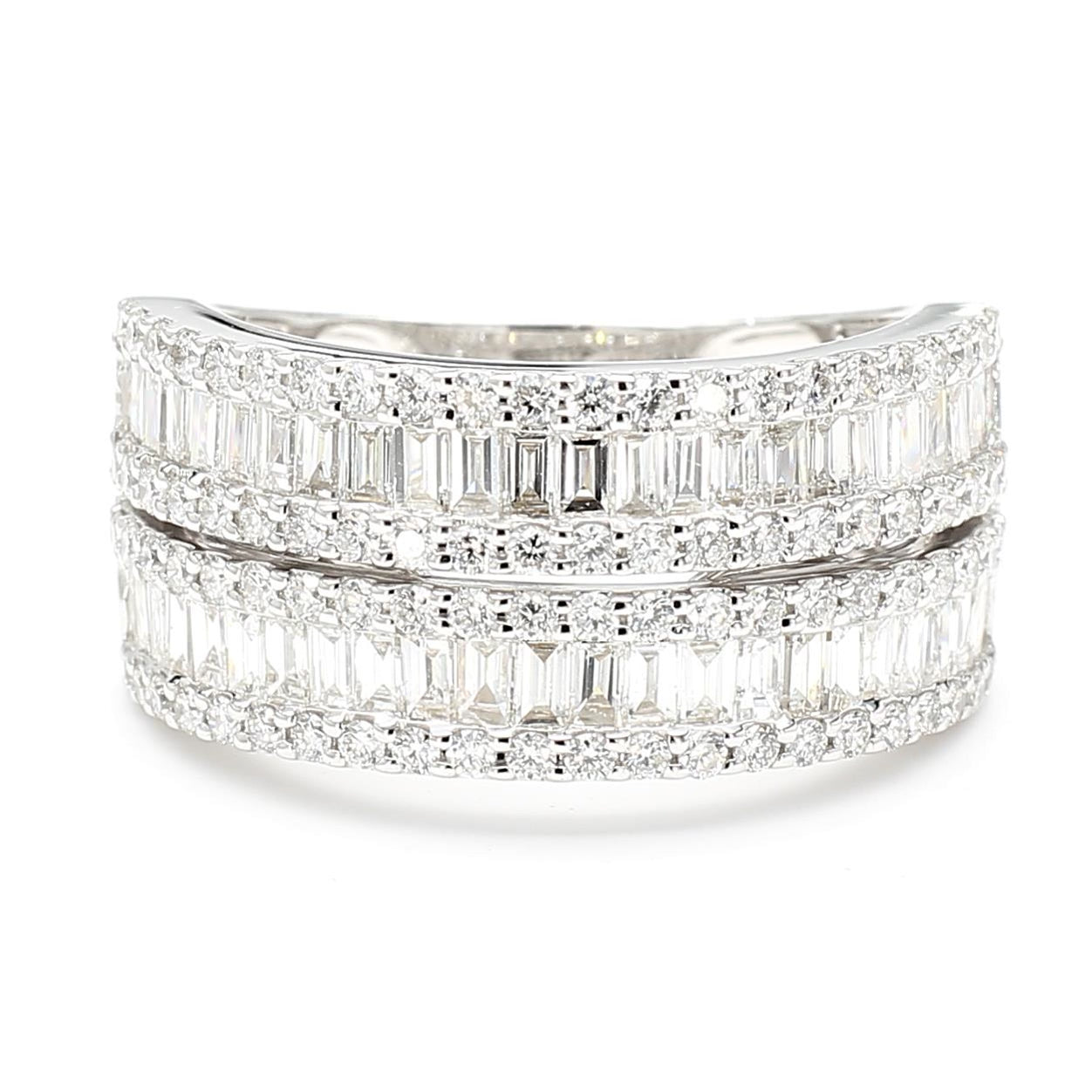 Natural Baguette Diamond Band product image 3