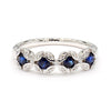 Natural Sapphire & White Diamond Ring product image 3