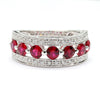 Natural Ruby & Diamond Band product image 3