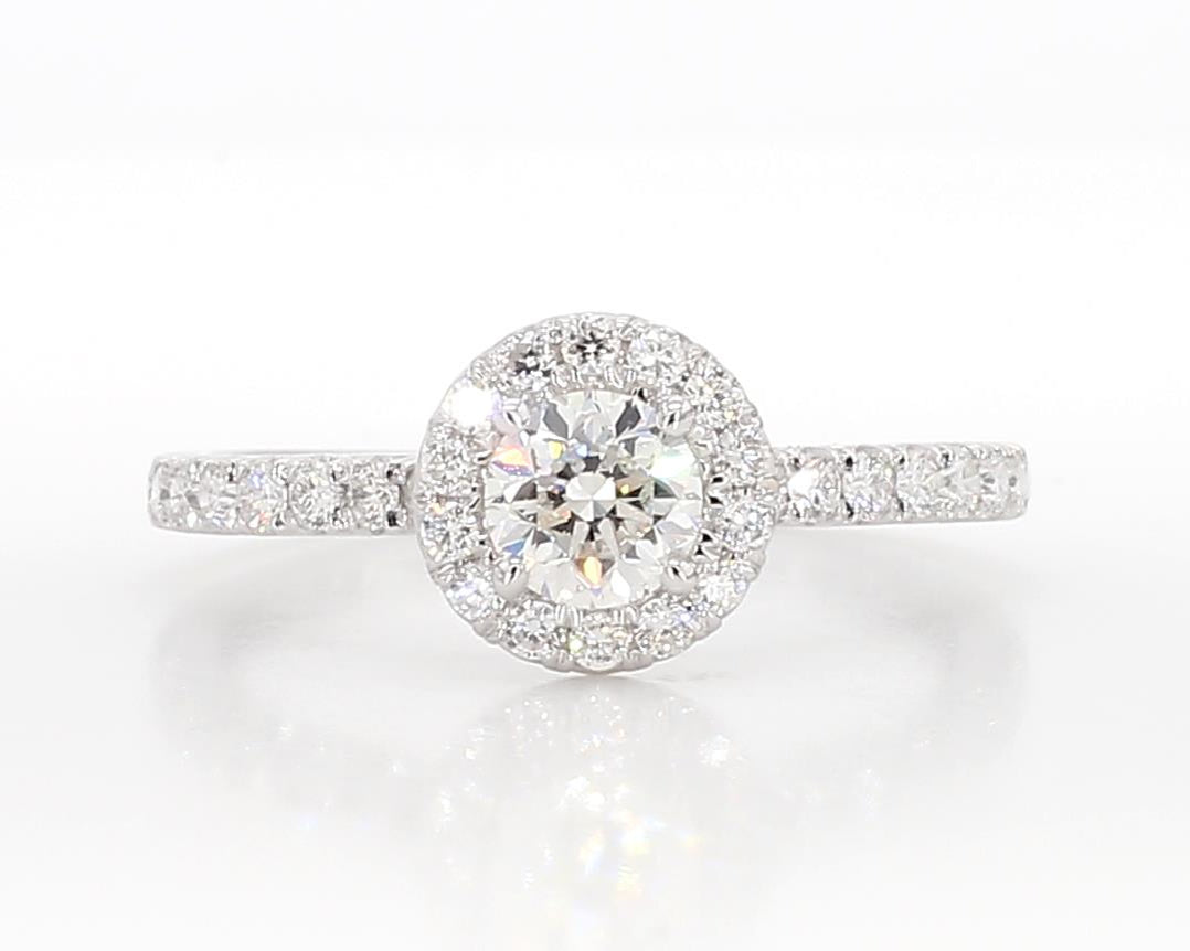Natural Diamond Halo Ring product image 3