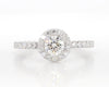 Natural Diamond Halo Ring product image 3