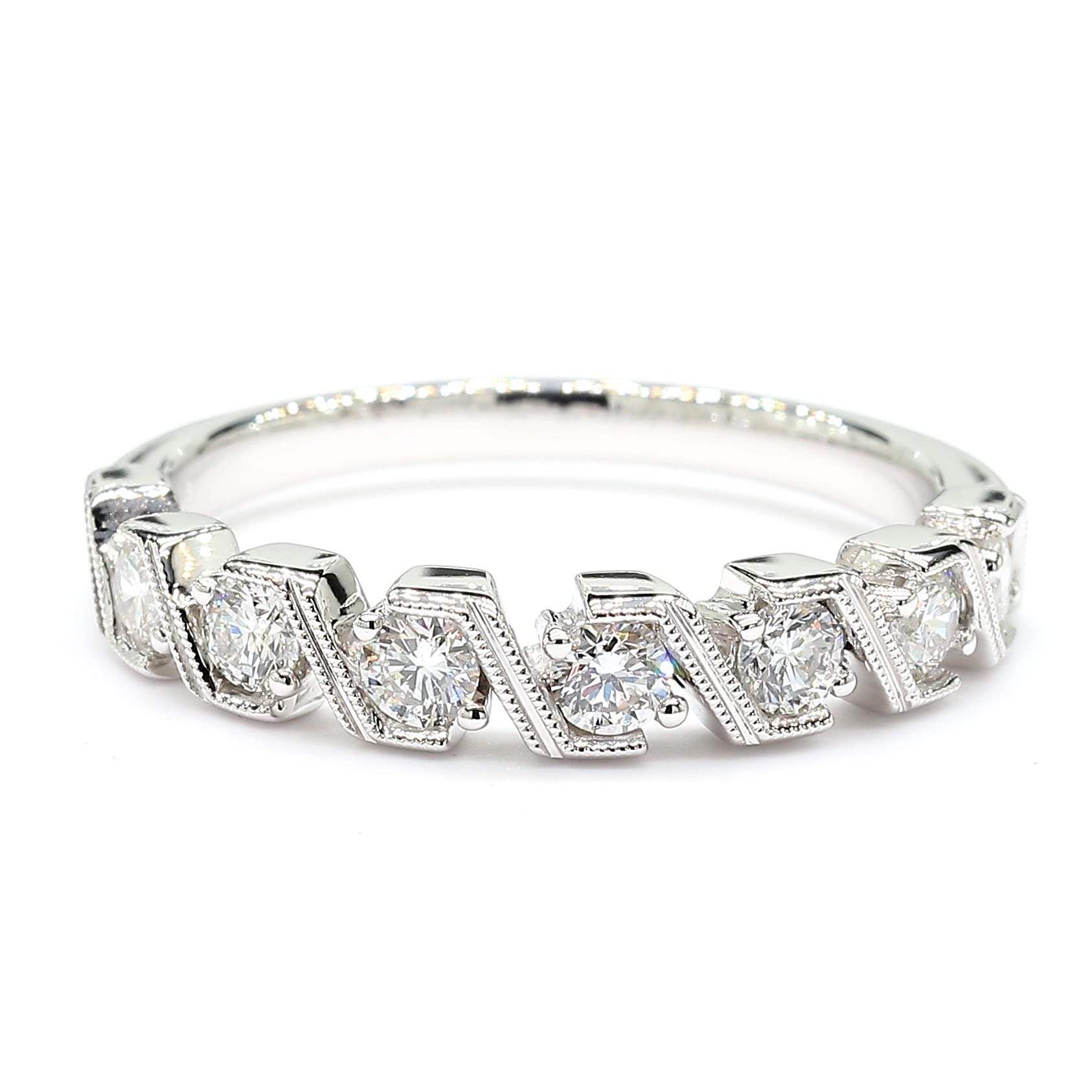 Natural White Round Diamond Band product image 3