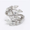 Natural Marquise Diamond Leaf Ring product image 3