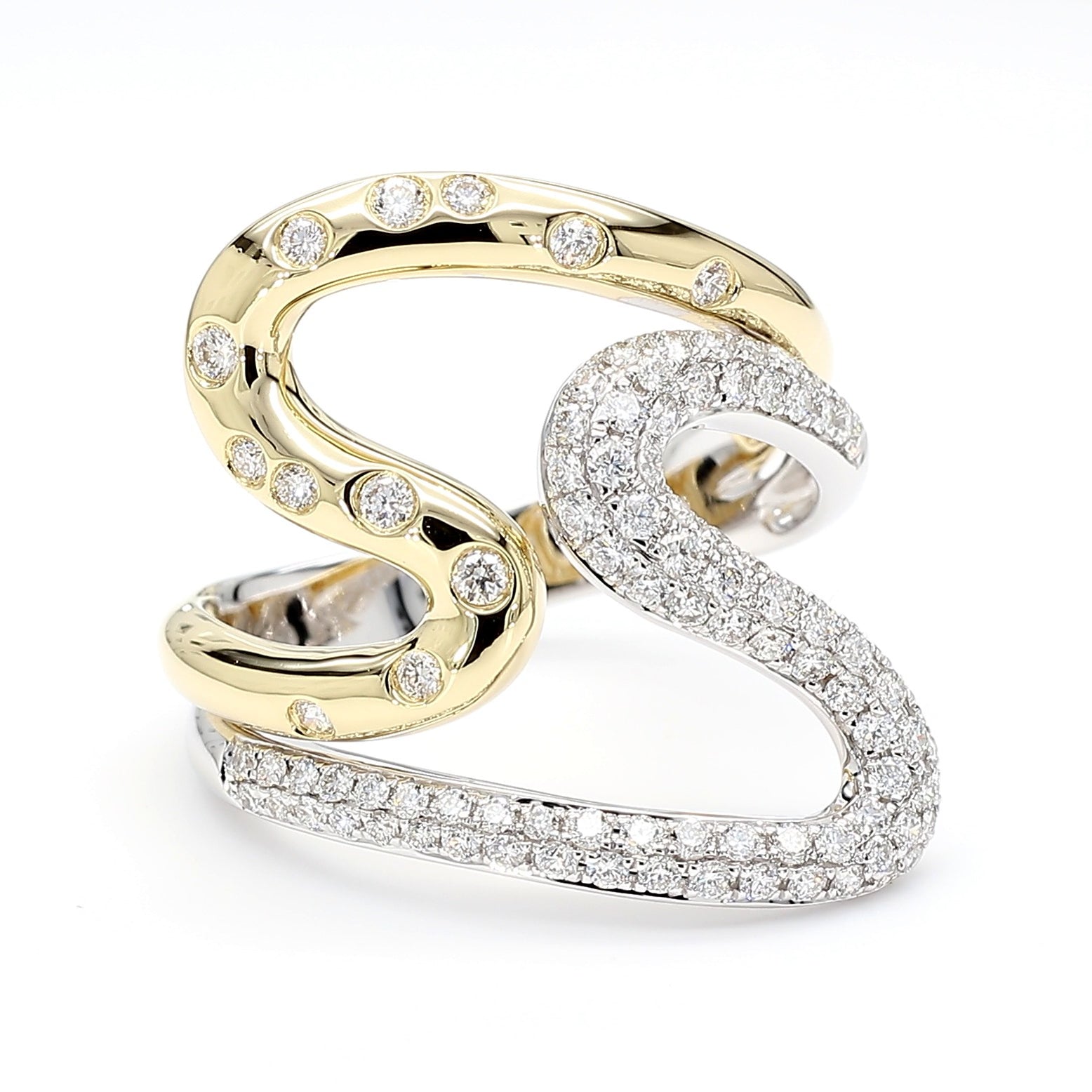 Natural Diamond Pavé S Ring product image 3