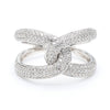 Natural Diamond Interlocking Pavé Ring product image 3