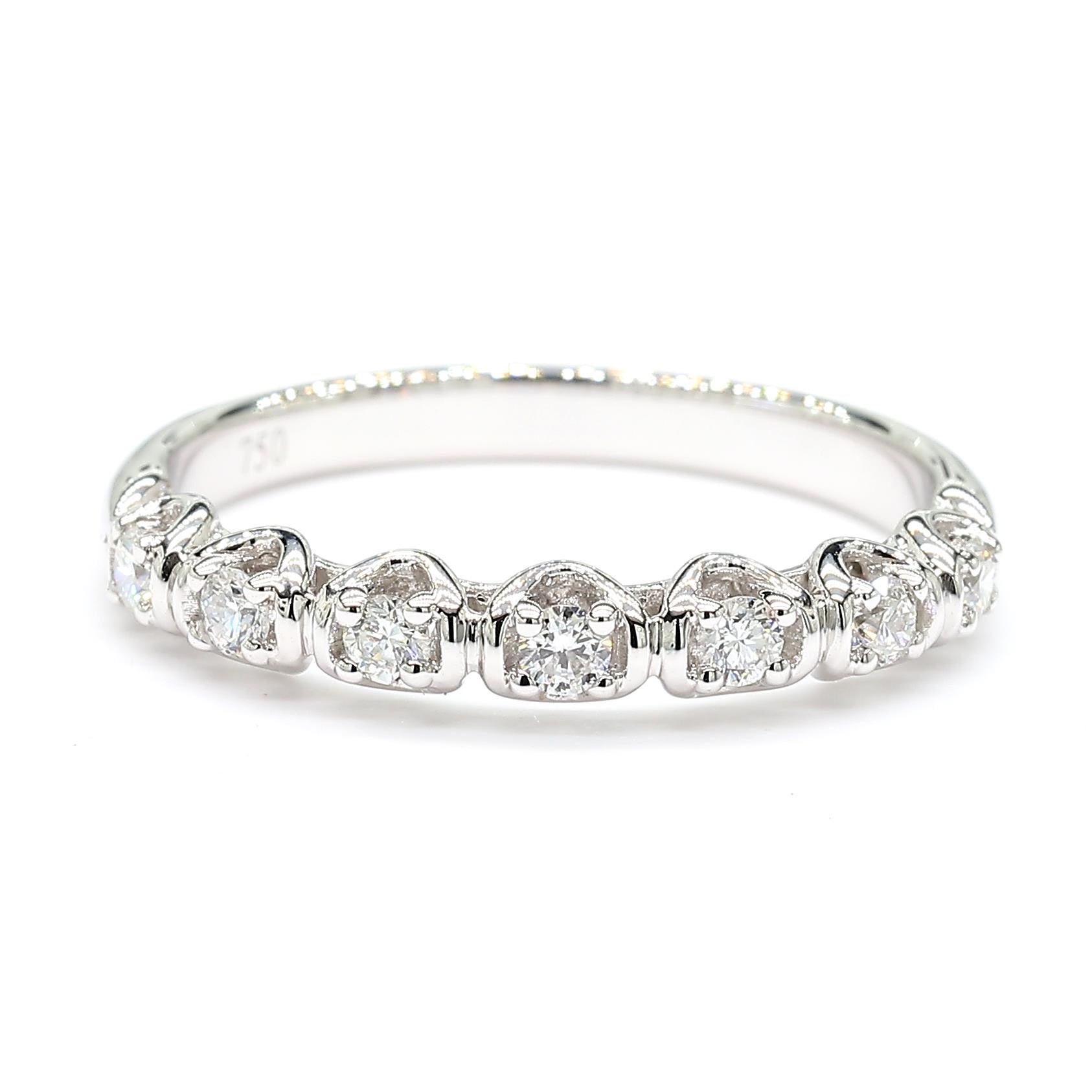 Natural White Round Diamond Band product image 3