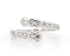 Natural Diamond Bezel Crossover Ring product image 3