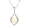 Natural Opal & White Diamond Pendant product image 2