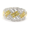 Natural Yellow Sapphire & Diamond Ring product image 3