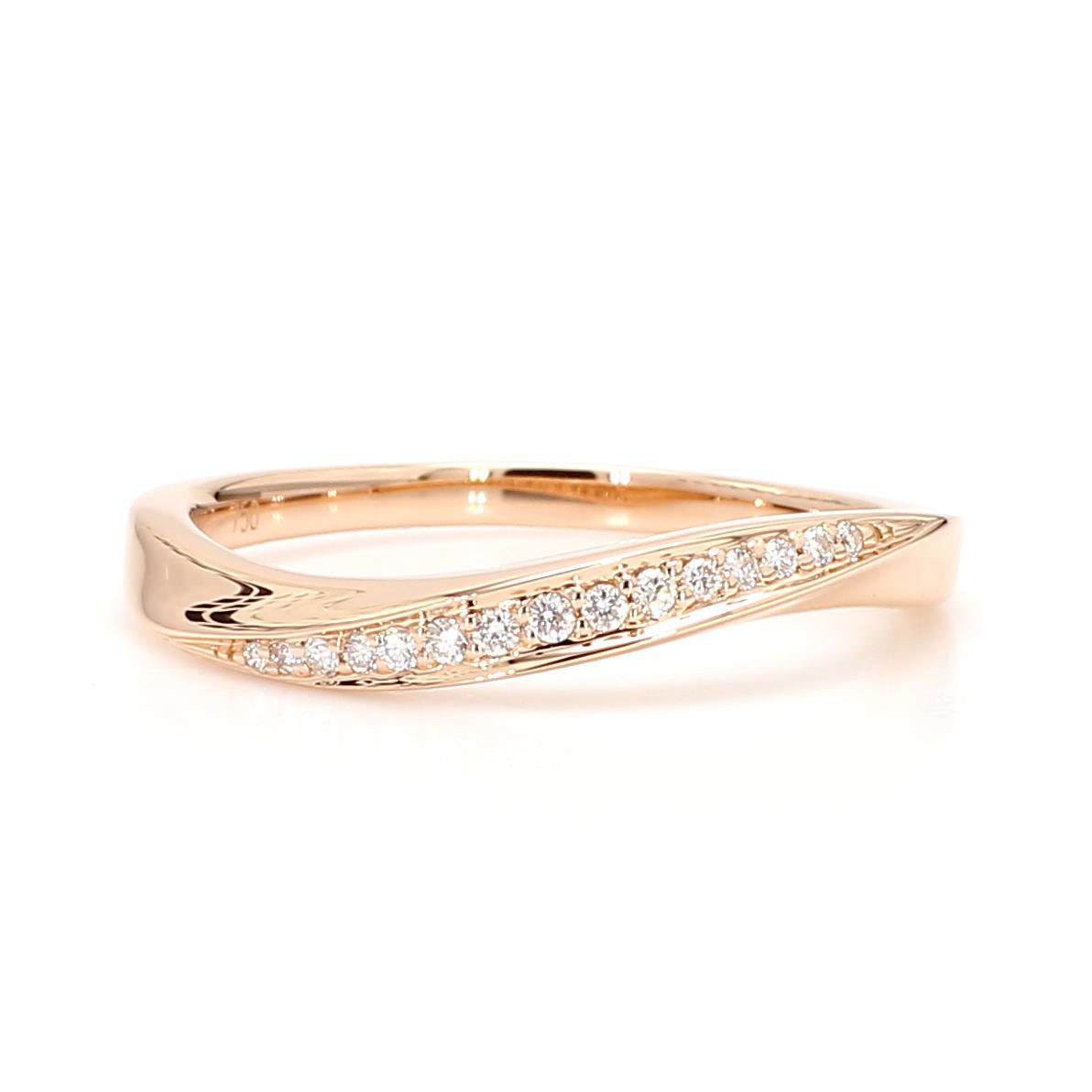 Natural Diamond Rose Gold Band product image 3