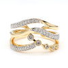 Natural Diamond Crossover Ribbon Ring product image 3