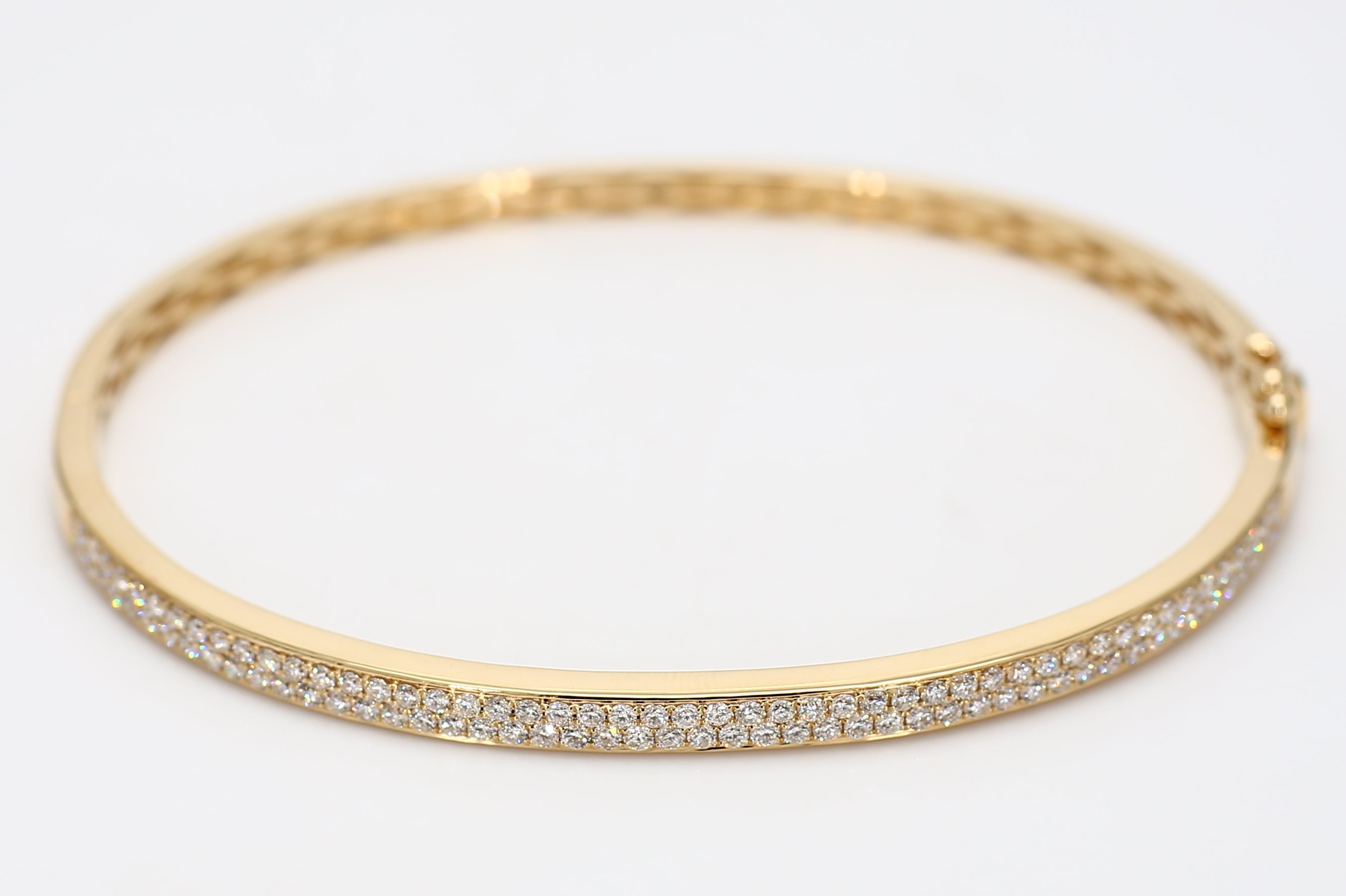 Natural White Round Diamond Bracelet